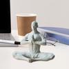 Figurilla de Hombre de Yoga Abstracta Estatua de Yoguis en Padmasana Escultura de Hombre Meditando de Escritorio para Decoración de Sala de Estar Sala de Yoga