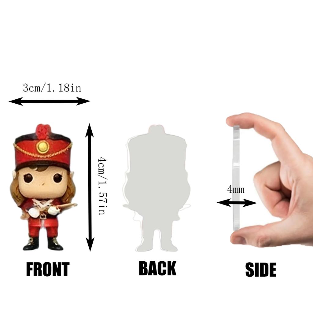 Płaski 2D+samolot Pudełko +24 szt. Światełka Pudełko do odliczania Kalendarz adwentowy na Boże Narodzenie