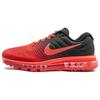 Air Max 2017 Bright Crimson Black Fade Sneakers Casual Shoes 849559-600