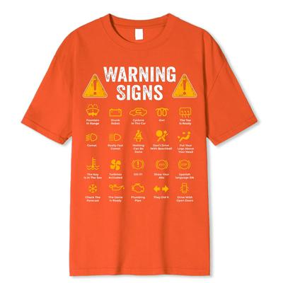 Women T-Shirts Funny Driving Warning Signs 101 Auto Mechanic Gift Driver T-Shirt Oversized Casual T Shirt Cotton Clothing