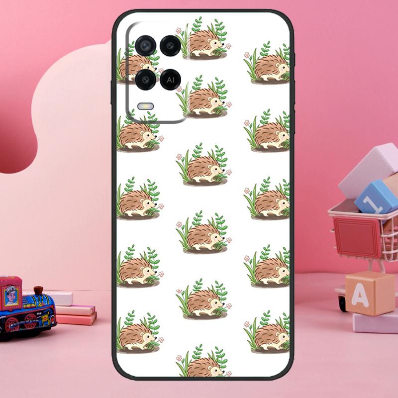 

Милый Чехол-Ёжик Для Oppo A18 A38 A58 A78 A98 A74 A54 A94 A80 A60 A40 A96 A76 A16 A15 A17 A57 A77 A5 Pro OPPO A16