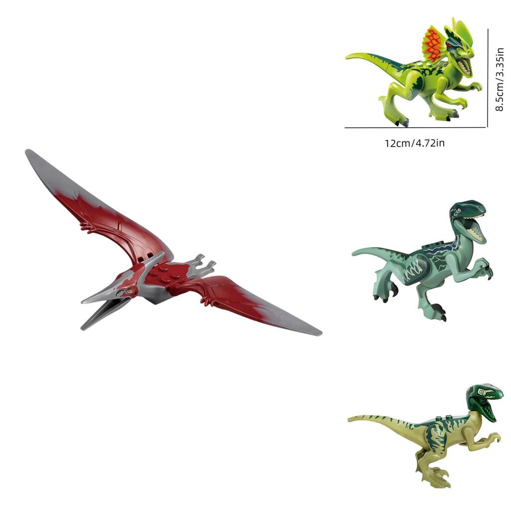 77001 Diy Dinosaur Assembly Tyrannosaurus Rex Small Building Blocks Toy Set For Boys