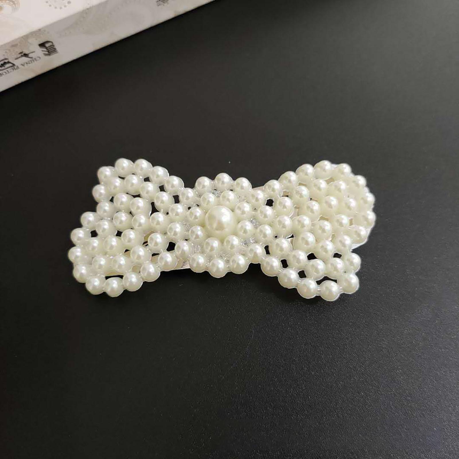 

Ложный жемчужный зажим модные милые боковые челки головные уборы заколки аксессуары для волос для девочек# 24