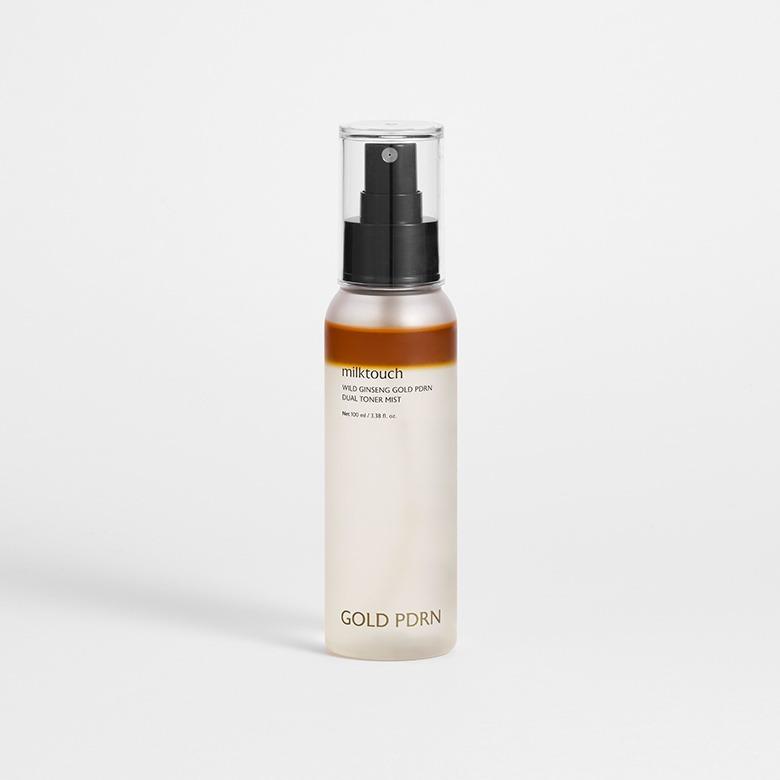 

MILK TOUCH Wild Ginseng Gold PDRN Dual Toner Mist (100ml)