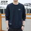JEEP SPIRIT Men's Loose Fit Crewneck Sweatshirt