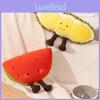 Cartoon Fruit Watermelon Hami Melon Durian Bitter Melon Plush Play Sofa Doll