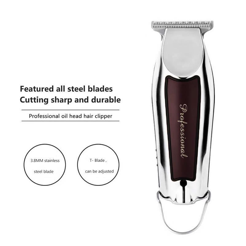 USB Rechargeable Hair Clipper Adjustable Speed Beard Barber Razor Mini Cutting Machine