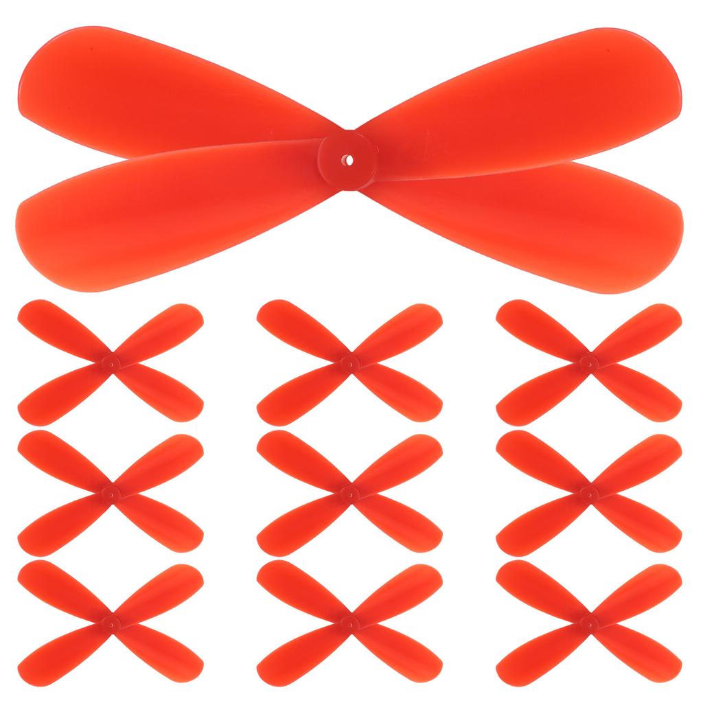 10Pairs Rc Propellers 2-Vane Plastic Replacement Blades Easy Install Rc Airplane Parts for Stable Flight Airplane Control