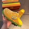 Mode Kreativ Cartoon Burger Aussehen Herren- und Damen Bocken Schuhe 2025 Sommer Neu Dicke Sohle Bequem Lässig Lazy Slipper
