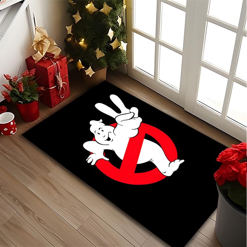 1pc Digital Printed Chair Rug for Home Office Use, Ghostbuster Carpet Appropriate for All Seasons, Soft Area Carpet