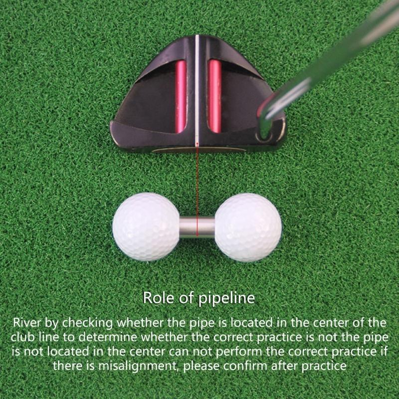 Balance Putting Trainer Golf Practice Double Ball Training Aids for Women Man
