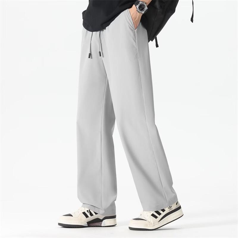 VANCL Men's Ice Silk Cooling Casual Straight-Leg Pants