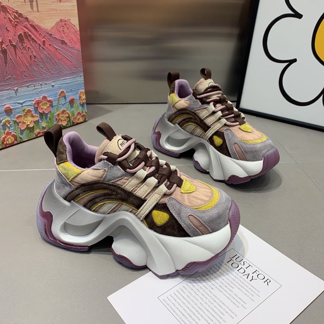 

Men Women Summer Winter Spring Autumn Casual Sports Shoes Breathable ThickSoled New Suitable for Daily Wear and Various Occasions 37