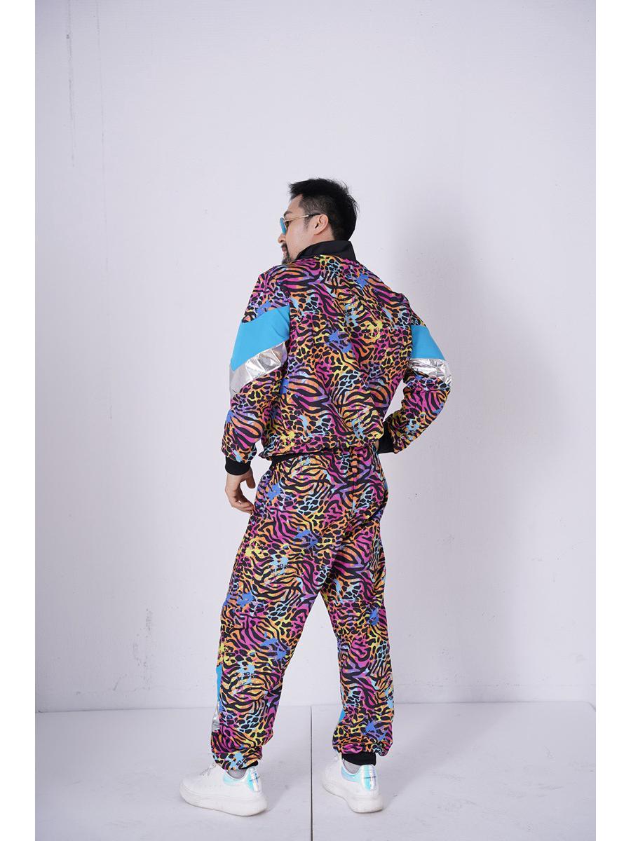 

Ретро карнавальні костюми 80-х та 90-х років у європейсько-американському стилі: Яскравий одяг для танців, аеробіки та лижного спорту Extra Large