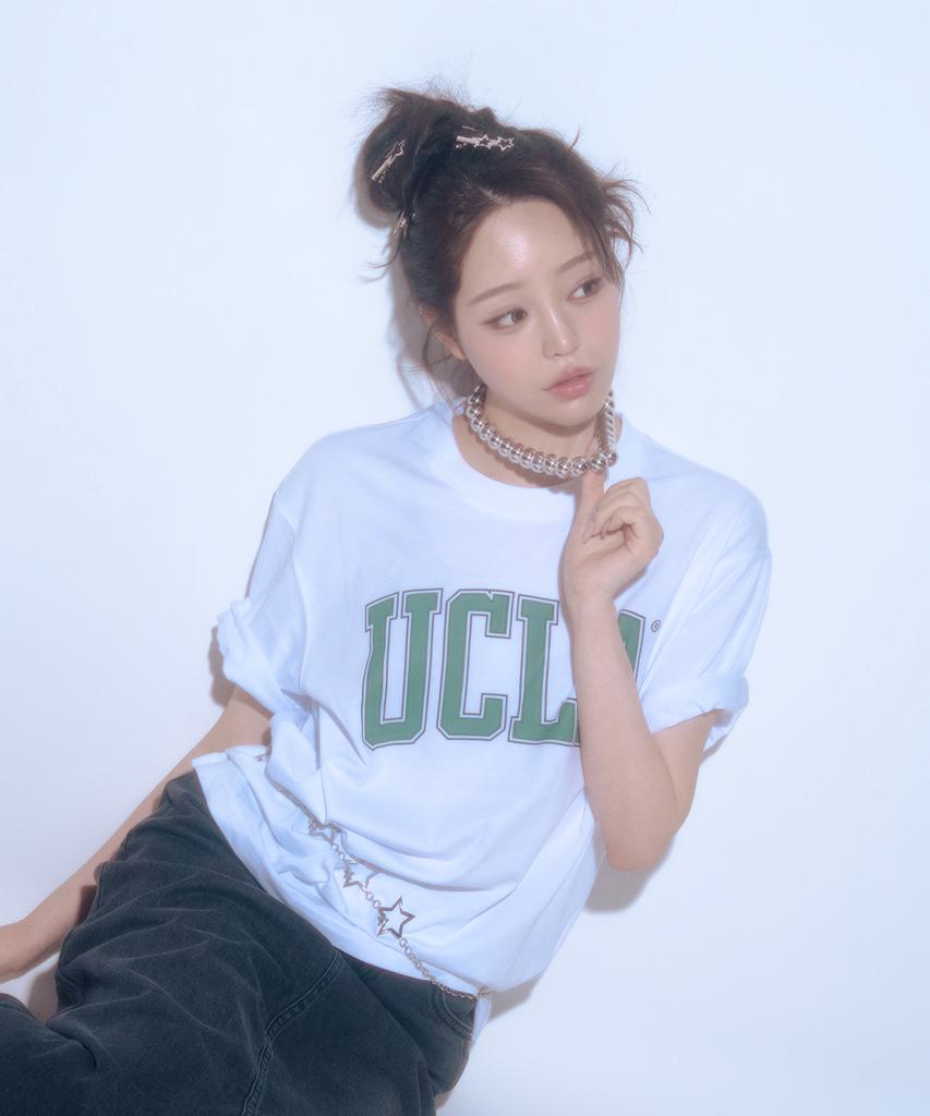 UCLA Unisex Ucla Double Line Arch Logo T-Shirt (3 Colors) (Uc6Sta1)