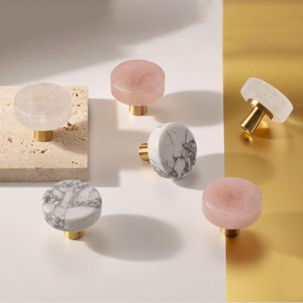 Circular Shape Furniture Handle Single Hole Drawer Pull Luxury Door Handle High-End Furniture