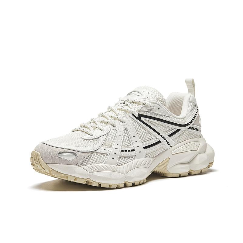 Anta Champion AG G02 Cushioning Slip Resistant Low top Running Shoes Men's White Black Sneakers 112438808A-4