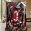 AC Milan Theme blanket Soft Flannel Blanket Plush Throw Blanket Cozy Sofa Bed Blanket for Home Decor