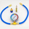 R134A Recharge Measuring Hose Can Tap Gauge Refrigerant Charging Pipe