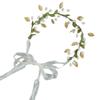 Elegant Pearl/ Leaf Hairband Delicate Headband for Flower Girl Trend Model Show Performances Wedding Party Headpieces