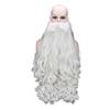 White Santa Beard and Wig Set  Christmas Clause Cosplay Costume Accessories