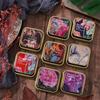 Classic Retro Color Ink Pad Color Handbook Seal Student DIY Ink Pad Iron Box Ancient Mud Fragrance Oily Ink Felt Stamp Pad Set