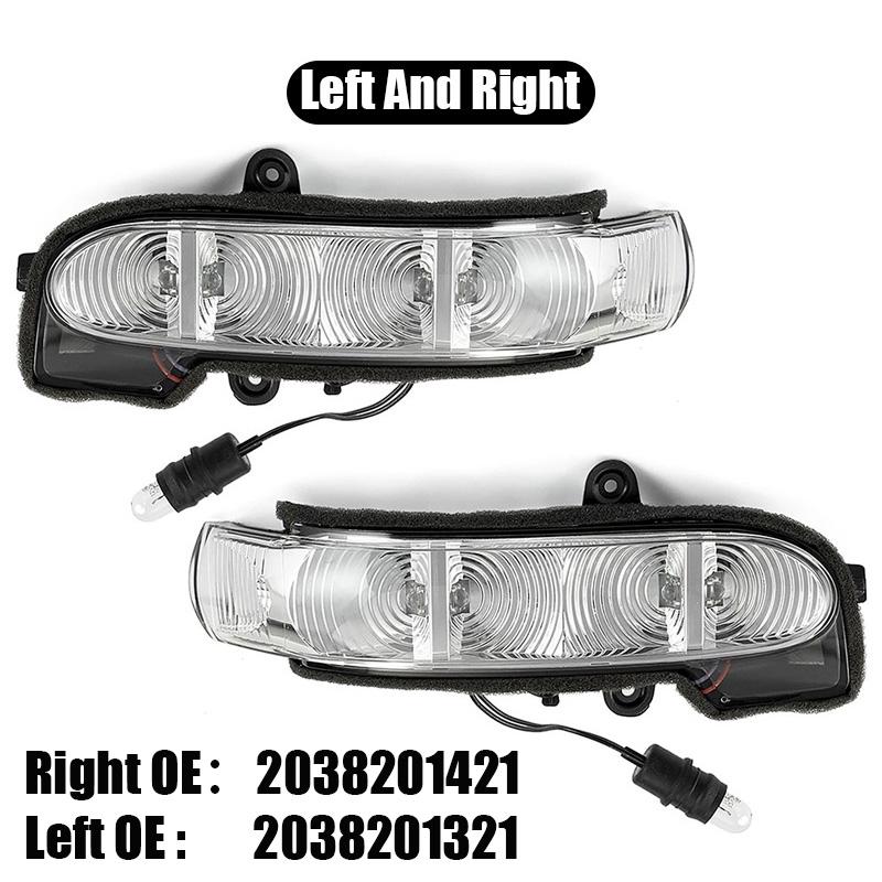 

Светодиодный фонарь для бокового зеркала заднего вида, указатель поворота, подходит для Mercedes Benz GE Class W211 S211 W463 W461 2038201321 2038201421