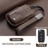 Leather Car Key Case Cover Shell Fob For Vw Volkseagen Passat B8 Magotan For Skoda Superb A7 Kodiaq Seat Protected Keychain Bag