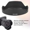 Hakeeta Lens ABS High Lens Hood for Canon IS STM EW-60E Hood, Plastic, Shading, Flower-Shaped EF-M 11-22mm F/4-5.6