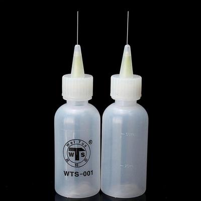 50ml Lahvička s aplikátorem s jehlovým hrotem Nástroj na quilling Přesný hrot Stlačitelná lahvička Přenosný aplikátor lepidla Aplikátor rozpouštědel olejů