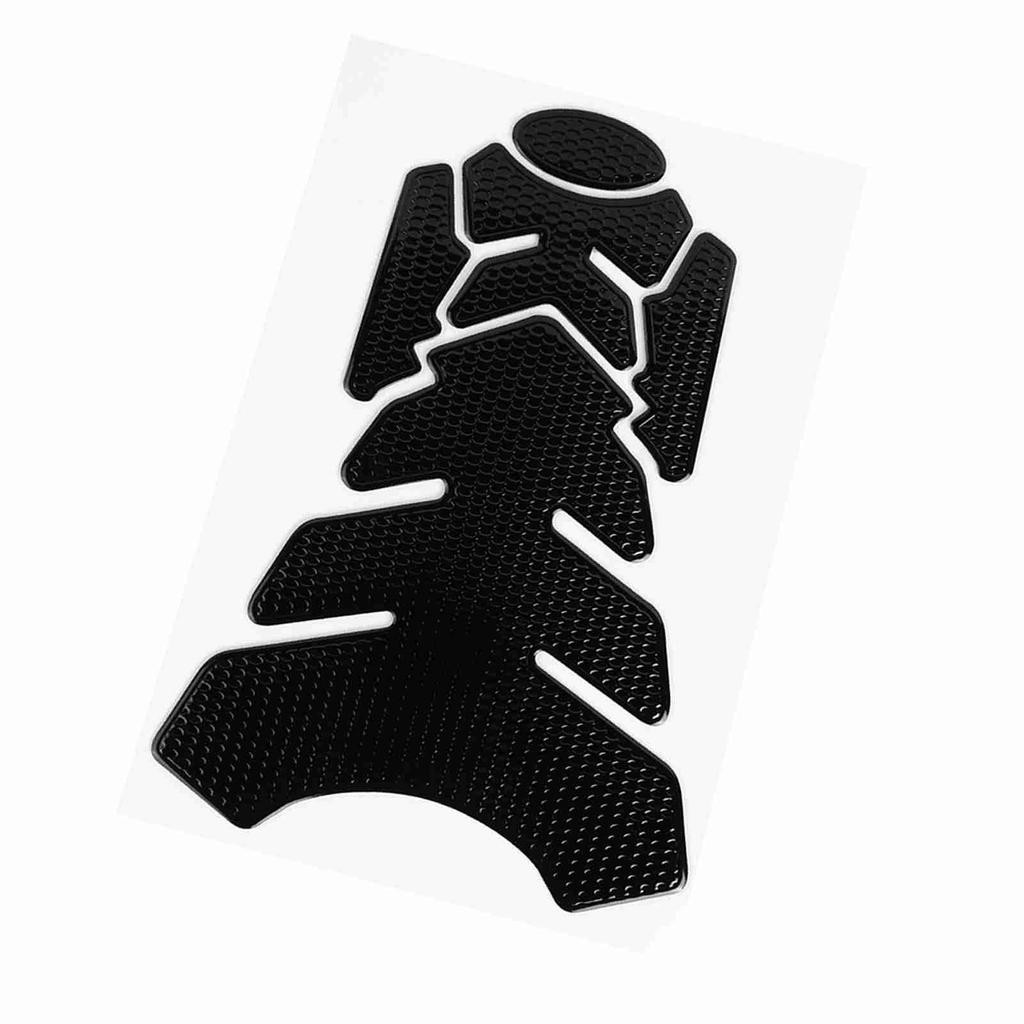 3D Motorcycle Gas Oil Fuel Tank Sticker Pad Protector Decoration Fit for YamahaBlack