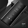 Mirror Clear View Stand Flip Case For Samsung Galaxy A05 A15 A25 A35 A55 A14 A34 A54 A23 A33 A53 A73 4G 5G Phone Cover
