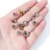Stainless Steel Beads Gold Color Multi Size Loose Spacer Round Beads For Jewelry Making Diy Craft Bracelet Earring Accessories