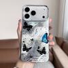 Cute Polka Dot Butterfly Transparent Hard Phone Case For Apple Iphone