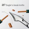 Xiaomi Stainless Steel Horn Pliers | Modern Eagle Beak Toe Nail Clippers for Nail Grooves and Embedded Nails, Concave Blade