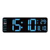 13-Inch Minimalist Wall/Table Clock with Large Digital Display, Multiple Alarms & Multifunction Features - Model 6629