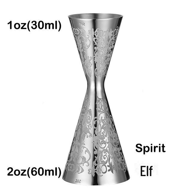 Double-Headed Indian Wine and Cocktail Jigger, 30/60 Oz Measuring Cup