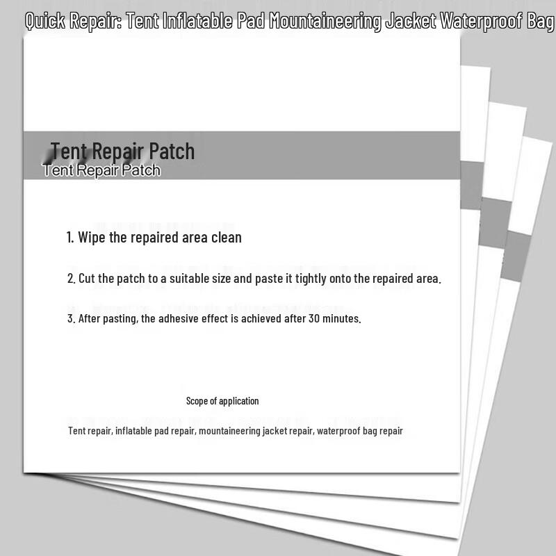 

Прозрачные ТПУ заплатки для ремонта палаток ZISIZ