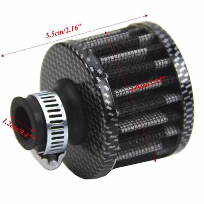 Universal 12mm Car Air Filter Turbo Vent Crankcase Breather High Flow Cone Cold Air Intake Filter Drop Shipping  Air Filters