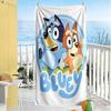 Bluey Bingo Hug Beach Towel Soft Durable Quick-Dry Comfortable Lightweight Portable for Swimming,Beach,Camping, Travel, Beach Accessories,Gym