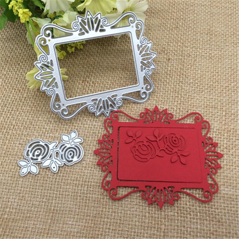 DIY Lace Metal Cutting Mold Scrapbook Photo Album Paper Embossing Process