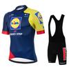 2026 Lidl Soudal Quick Step Zomer Fietsjersey MTB Korte Mouw Fietsset Fietsbroek Set MTB Ropa Ciclismo Fietsshirts Maillot
