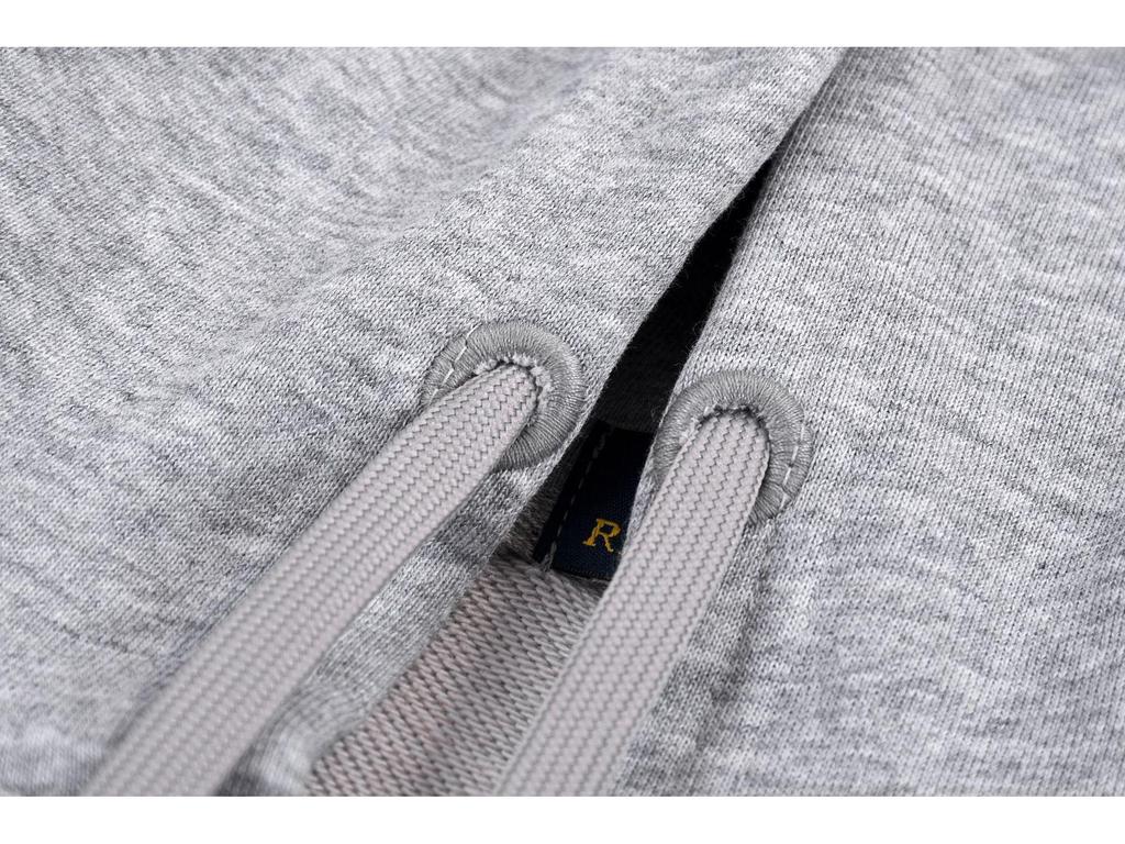 Ralph RL Vyšívaný Polo s kapucí Cardigan pro muže - Volný střih, Nadměrná velikost Mikina na jaro a podzim.