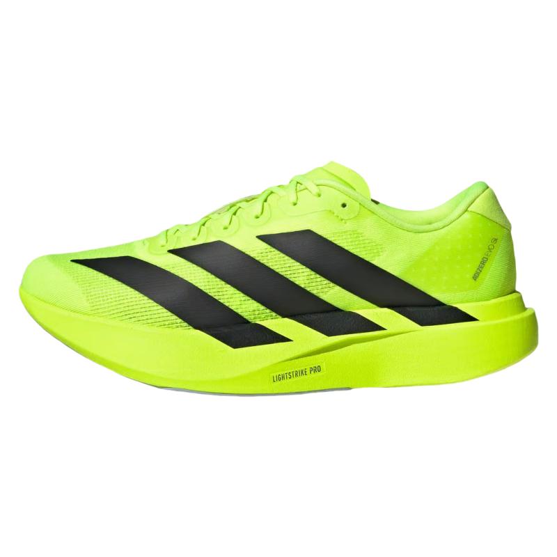 Adidas Adizero Evo SL Lucid Lemon Unisex Sneakers Green Core-Black Metallic-Silver JR3416