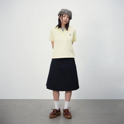 Women S Pique Shirt Yellow 1732