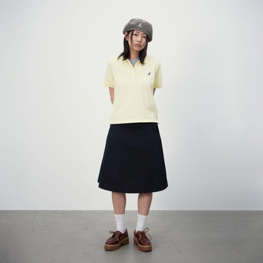 Kangol Women S Pique Shirt Yellow 1732 SS