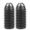 10pcs M12 Screw Thread Hex Socket Carbon Steel Ball Spring Plungers Set (M12*25)
