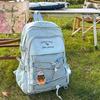 Schoolbag Japanese ins niche schoolbag male college student hiking backpack lightweight female junior high school student travel backpack