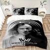 3pcs Westworld poster Duvet Cover Set (1 Duvet Cover + 2 Pillowcases, No Core) - Comfortable, And Breathable Bedroom Decoration yy251104094