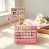 Cute Design Decompression Button Toy Creative Style Keyboard Keychain  Children Use